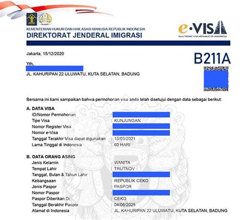 indonesia e visa apply online